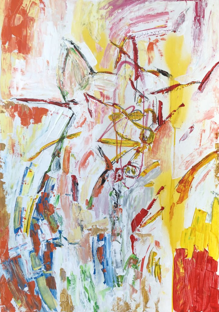 Abstract of pig or dog